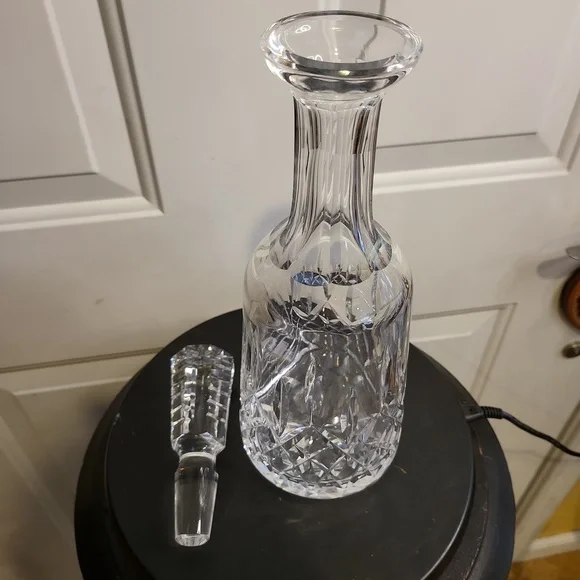 Waterford Crystal Lismore Cut Crystal Decanter Vintage 15.4